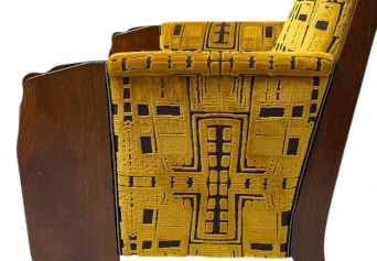 Art Deco Amsterdamse School Lounge Chair by Cornelis van der Sluys, 1918